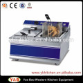 Counter Top Electric Fryer/Stainless Steel 2-Tank&2-Basket Counter Top Electric Fryer